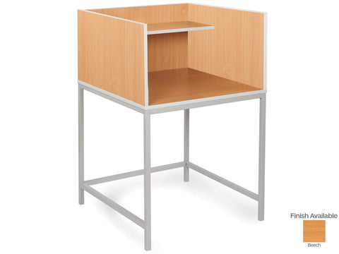 Study Carrel Desk With Straight Sides and Legs-Desk Table,Dropship,Study Carrell,Task Table-Learning SPACE