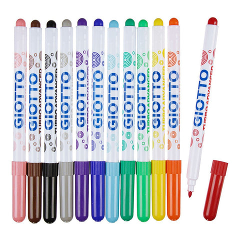 Super Washable Felt Tip Fibre Pens-Art Materials,Arts & Crafts,Drawing & Easels,Early Arts & Crafts,Gifts For 3-5 Years Old,Gifts for 5-7 Years Old,Primary Arts & Crafts-Learning SPACE