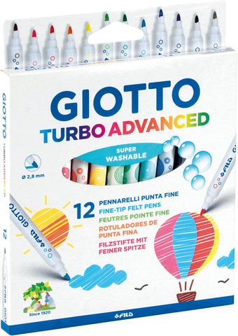 Super Washable Felt Tip Fibre Pens-Art Materials,Arts & Crafts,Drawing & Easels,Early Arts & Crafts,Gifts For 3-5 Years Old,Gifts for 5-7 Years Old,Primary Arts & Crafts-Learning SPACE