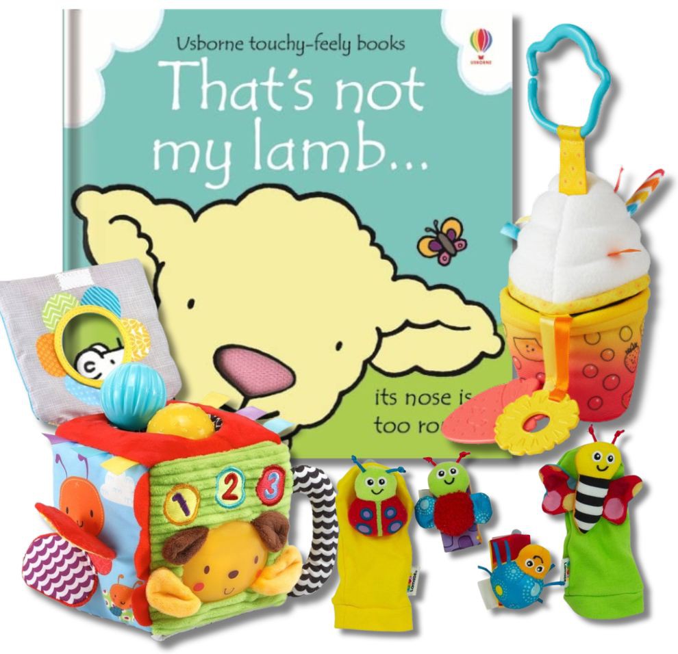 Surprise Gift Bundle for 3-6 Month Olds-Sensory toy-AllSensory,Baby Sensory Toys,Christmas 2024,Gifts For 3-6 Months,Sensory Boxes-Learning SPACE