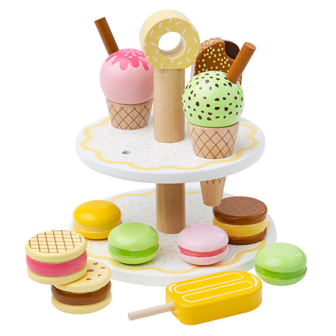 Sweet Treats Wooden Play Food Set-Bigjigs Toys,Christmas,Discontinued,Games & Toys,Imaginative Play,Kitchens & Shops & School,Play Food,Play Kitchen Accessories,Wooden Toys-Learning SPACE