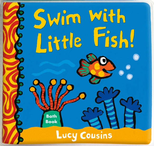 Swim with Little Fish!: Bath Book-Baby Bath. Water & Sand Toys,Baby Books & Posters,Early Reading Books,Tactile Toys & Books-Learning SPACE