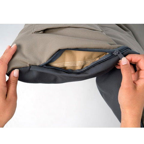 Swing Lounger - Anthracite / Taupe-Swing Lounger-Amazonas,Anthracite,Dropship,Floor Chair,Globo Furniture,Globo Swing Chair,Hanging Chair,Indoor,Single,Taupe,Weatherproof-Learning SPACE