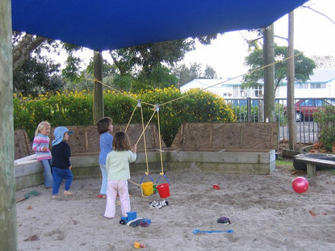 Swivel Pulley Kit-Cosy Direct, Forest School & Outdoor Garden Equipment, Outdoor Play, Outdoor Sand & Water Play, Sand, Sand & Water, Water & Sand Toys-Learning SPACE