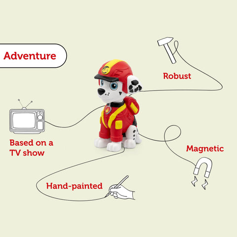 TONIES PAW Patrol Jungle Pups Marshall Audio Tonie Character-Christmas,Early Years Musical Toys,Paw Patrol,Sound,Tonies-Learning SPACE