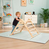 TP Active-Tots Pikler Style Wooden Climbing Triangle-Additional Need, Baby Climbing Frame, Gross Motor and Balance Skills, Helps With, Playground Equipment, Sensory Climbing Equipment, TP Toys-Learning SPACE