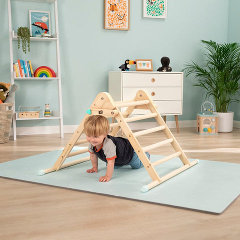 TP Active-Tots Pikler Style Wooden Climbing Triangle-Additional Need, Baby Climbing Frame, Gross Motor and Balance Skills, Helps With, Playground Equipment, Sensory Climbing Equipment, TP Toys-Learning SPACE