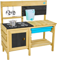 TP Deluxe Wooden Mud Kitchen-Forest School & Outdoor Garden Equipment, Imaginative Play, Kitchens & Shops & School, Messy Play, Mud Kitchen, Outdoor Sand & Water Play, Playground Equipment, Stock, TP Toys-Learning SPACE