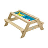 TP Deluxe Wooden Picnic Table Sandpit (UK Mainland Only)-Bench,Dropship,Messy Play,Outdoor Sand & Water Play,Outdoor Sand Pits,Picnic Table,TP Toys,Water & Sand Toys,Wooden Table-Learning SPACE