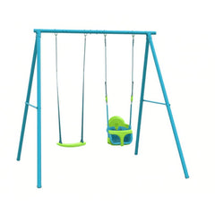 TP Double Metal Swing Set-Additional Need,Baby Swings,Gross Motor and Balance Skills,Helps With,Outdoor Swings,Playground Equipment,TP Toys-Learning SPACE