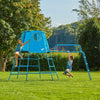 TP Explorer Metal Climbing Frame - Blue Edition (UK Mainland Only)-Dropship,Outdoor Climbing Frames,Outdoor Play,Outdoor Playhouse,Outdoor Swings,TP Toys-Learning SPACE