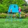 TP Explorer Metal Climbing Frame - Blue Edition (UK Mainland Only)-Dropship,Outdoor Climbing Frames,Outdoor Play,Outdoor Playhouse,Outdoor Swings,TP Toys-Learning SPACE