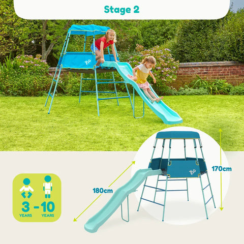 TP Growable Adventurer Metal Climbing Frame (UK Mainland Only)-Baby Climbing Frame,Dropship,Outdoor Climbing Frames,TP Toys-Learning SPACE