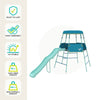 TP Growable Adventurer Metal Climbing Frame (UK Mainland Only)-Baby Climbing Frame,Dropship,Outdoor Climbing Frames,TP Toys-Learning SPACE