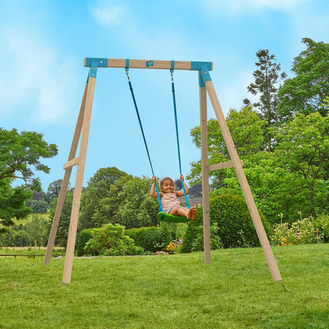 TP Kingswood Single Swing Set (UK Mainland Only)-Dropship,Outdoor Swings,Playground Equipment,TP Toys-Learning SPACE