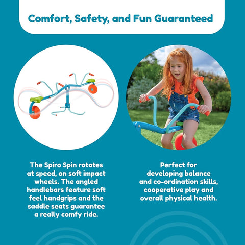 TP Spiro Spin Seesaw-Additional Need,Gross Motor and Balance Skills,Helps With,Playground Equipment,Rocking,See Saws,Stock,TP Toys-Learning SPACE