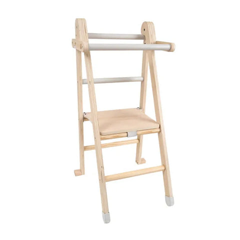 TP Step up Wooden Folding Helper Tower-Active Games,Baby & Toddler Gifts,Baby Climbing Frame,Baby Sensory Toys,Gifts For 1 Year Olds,Gifts For 2-3 Years Old,Gifts For 6-12 Months Old,Sensory Climbing Equipment,Toddler Seating-Learning SPACE