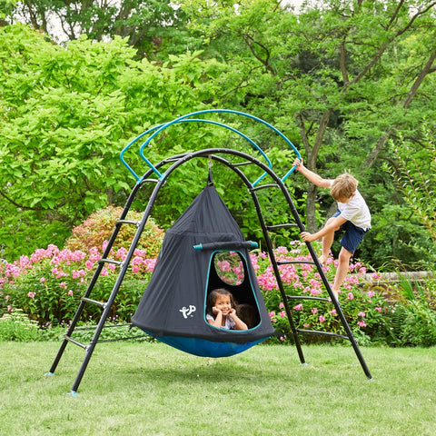 TP UFO Den & Climbing Frame-Outdoor Climbing Frames,Outdoor Swings,Playground Equipment,Seasons,Sensory Climbing Equipment,Stock,Summer,TP Toys-Learning SPACE