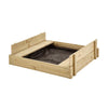 TP Wooden Lidded Sandpit-Outdoor Furniture,Outdoor Sand & Water Play,Outdoor Sand Pits,Outdoor Toys & Games,Playground Equipment,Sand,TP Toys-Learning SPACE