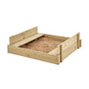 TP Wooden Lidded Sandpit-Outdoor Furniture,Outdoor Sand & Water Play,Outdoor Sand Pits,Outdoor Toys & Games,Playground Equipment,Sand,TP Toys-Learning SPACE