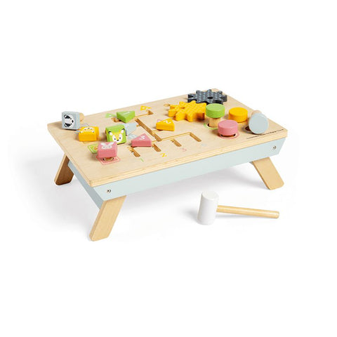 Table Top Activity Bench-Additional Need,Baby Cause & Effect Toys,Bigjigs Toys,Fine Motor Skills,Helps With,S.T.E.M,SCOTEXCEL,Sound. Peg & Inset Puzzles,Technology & Design,Wooden Toys-Learning SPACE