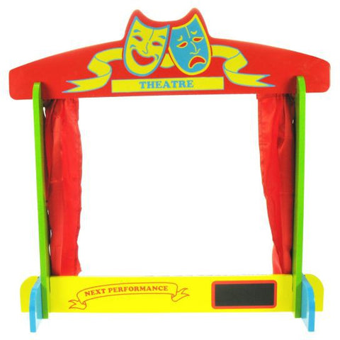 Table Top Puppet Theatre-Bigjigs Toys, communication, Communication Games & Aids, Gifts For 2-3 Years Old, Gifts for 5-7 Years Old, Imaginative Play, Neuro Diversity, Primary Literacy, Puppets & Theatres & Story Sets, Stock, Table Top & Family Games-Learning SPACE