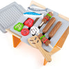 Table Top Toy BBQ Set Pretend Play-Bigjigs Toys,Discontinued,Gifts For 3-5 Years Old,Kitchens & Shops & School,Play Kitchen,Pretend play,Role Play,Summer-Learning SPACE