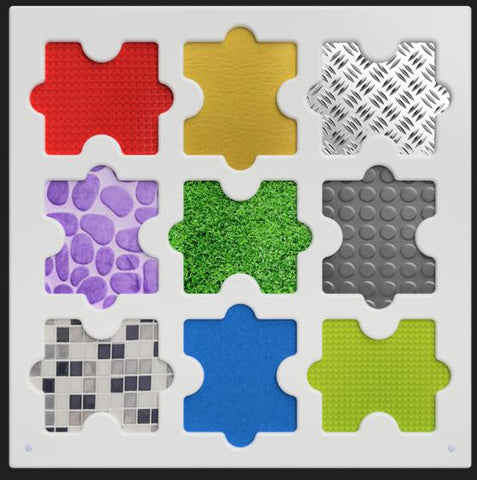 Tactile Panel – Puzzle Design-Nursery,Sensory Room Furniture,Sensory Wall Panels & Accessories,Tactile Toys & Books-Learning SPACE