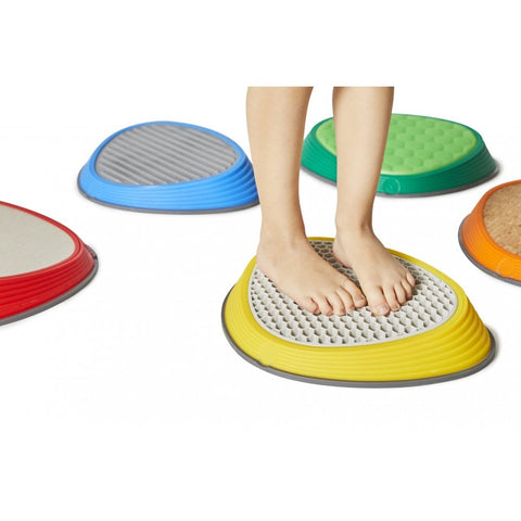Tactile River Stones-Additional Need,Balancing Equipment,Dyspraxia,Engineering & Construction,Gonge,Gross Motor and Balance Skills,Helps With,Movement Breaks,Playground Equipment,S.T.E.M,Stepping Stones,Tactile Toys & Books-Learning SPACE