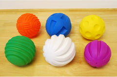 Tactile Sensory Discovery Balls – Set of 6-AllSensory,Baby Sensory Toys,Core Range,Down Syndrome,SCOTEXCEL,Sensory & Physio Balls,Sensory Balls,Stock,Tactile Toys & Books,TickiT-Learning SPACE