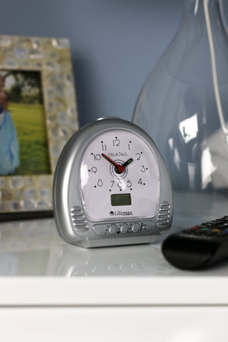 Talking Alarm Clock - Analogue and Digital Displays-Calming & Anxiety,Dyspraxia,Sand Timers & Timers,Schedules & Routines,Sleep Issues,Transitions and Routines,Visual Sensory Toys-Learning SPACE