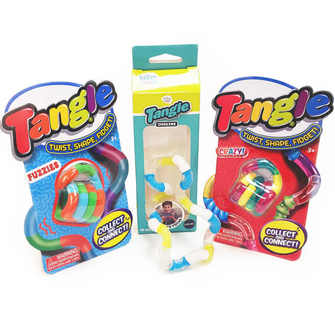 Tangle Sensory Set - Set of 3-AllSensory,Calmer Classrooms,Calming & Anxiety,Fidget,Pocket money,Sensory Seeking,Stock,Stocking Stuffers,Stress Relief,Tactile Toys & Books,Tangle,Toys for Anxiety-Learning SPACE