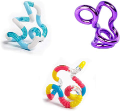 Tangle® Junior Combo Pack of 3-AllSensory,Calmer Classrooms,Calming & Anxiety,Fidget,Pocket money,Sensory Seeking,Stock,Stocking Stuffers,Stress Relief,Tactile Toys & Books,Tangle,Toys for Anxiety-Learning SPACE