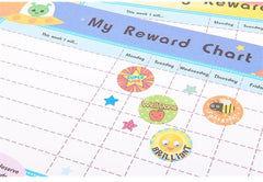 Task & Reward Chart Pad With Stickers-Additional Need,Calmer Classrooms,Calming & Anxiety,Classroom Displays,Clever Kidz,Early Years Books & Posters,Feeding Skills,PSHE,Rewards & Behaviour,Social Emotional Learning,Social Stories & Games & Social Skills,Transitions and Routines-Learning SPACE