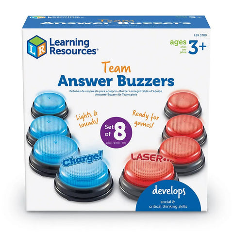 Team Quiz Game Answer Buzzers-Calmer Classrooms,Classroom Packs,Learning Resources,Talking Buttons & Buzzers-Learning SPACE