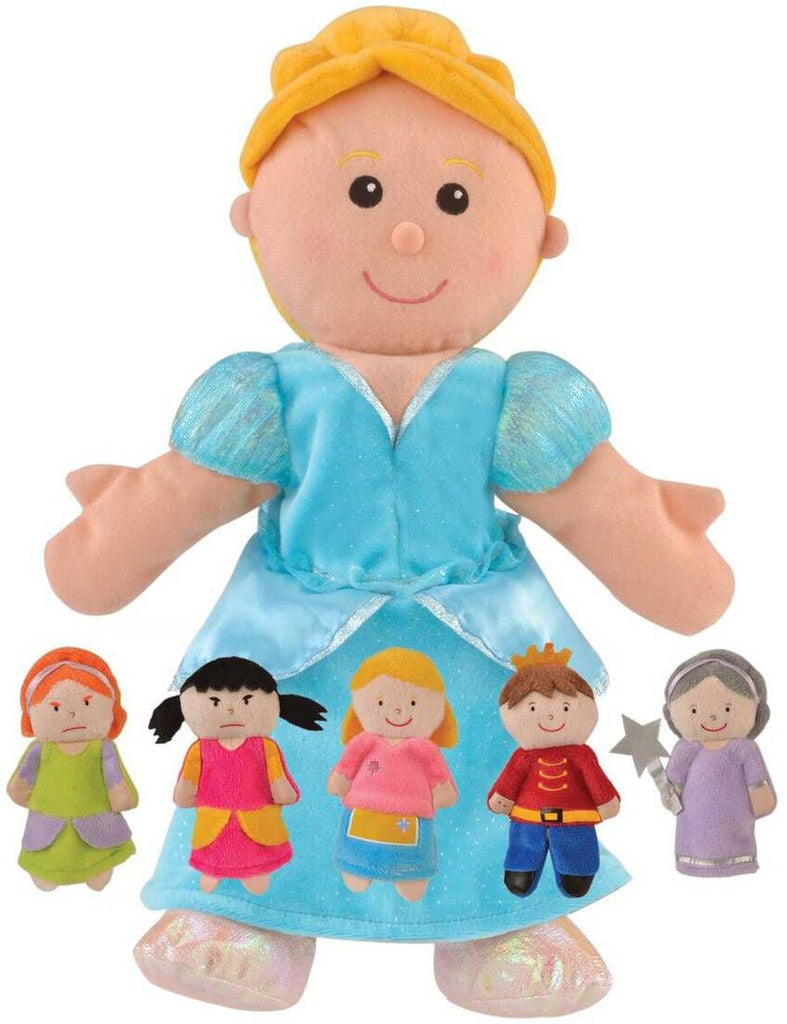 Tellatale Cinderella Hand Puppet With Finger Puppets-communication, Communication Games & Aids, Fiesta Crafts, Gifts For 2-3 Years Old, Gifts For 3-5 Years Old, Helps With, Imaginative Play, Neuro Diversity, Primary Literacy, Puppets & Theatres & Story Sets, Stock-Learning SPACE