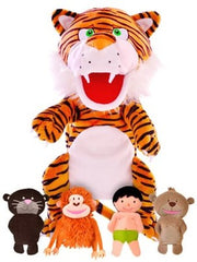 Tellatale Jungle Book Hand Puppet Set with Finger Puppets-communication, Communication Games & Aids, Fiesta Crafts, Gifts for 5-7 Years Old, Helps With, Imaginative Play, Neuro Diversity, Primary Books & Posters, Primary Literacy, Puppets & Theatres & Story Sets, Stock-Learning SPACE