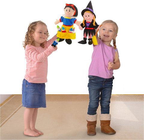 Tellatale Snow White & the Seven Dwarfs Hand Puppet Set with Finger Puppets-Calming & Anxiety,communication,Gifts For 2-3 Years Old,Helps With,Imaginative Play,Neuro Diversity,Primary Books & Posters,Primary Literacy,Puppets & Theatres & Story Sets,Stock-Learning SPACE