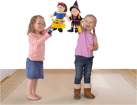 Tellatale Snow White & the Seven Dwarfs Hand Puppet Set with Finger Puppets-Calming & Anxiety,communication,Gifts For 2-3 Years Old,Helps With,Imaginative Play,Neuro Diversity,Primary Books & Posters,Primary Literacy,Puppets & Theatres & Story Sets,Stock-Learning SPACE