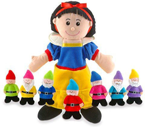 Tellatale Snow White & the Seven Dwarfs Hand Puppet Set with Finger Puppets-communication, Communication Games & Aids, Gifts For 2-3 Years Old, Helps With, Imaginative Play, Neuro Diversity, Primary Books & Posters, Primary Literacy, Puppets & Theatres & Story Sets, Stock-Learning SPACE