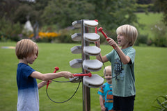 Temple Block Tree - Sensory Garden Musical Instruments-Drums,Music,Outdoor Musical Instruments,Playground Equipment,Primary Music,Sensory Garden-Ground Install-PPTempBlockTree - Ground-Learning SPACE