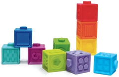 Textured Pop Blocks-Autism, Baby Cause & Effect Toys, Building Blocks, Cause & Effect Toys, Edushape Toys, Farms & Construction, Gifts For 6-12 Months Old, Helps With, Imaginative Play, Neuro Diversity, Oral Motor & Chewing Skills, Stacking Toys & Sorting Toys, Stock, Tactile Toys & Books-Learning SPACE