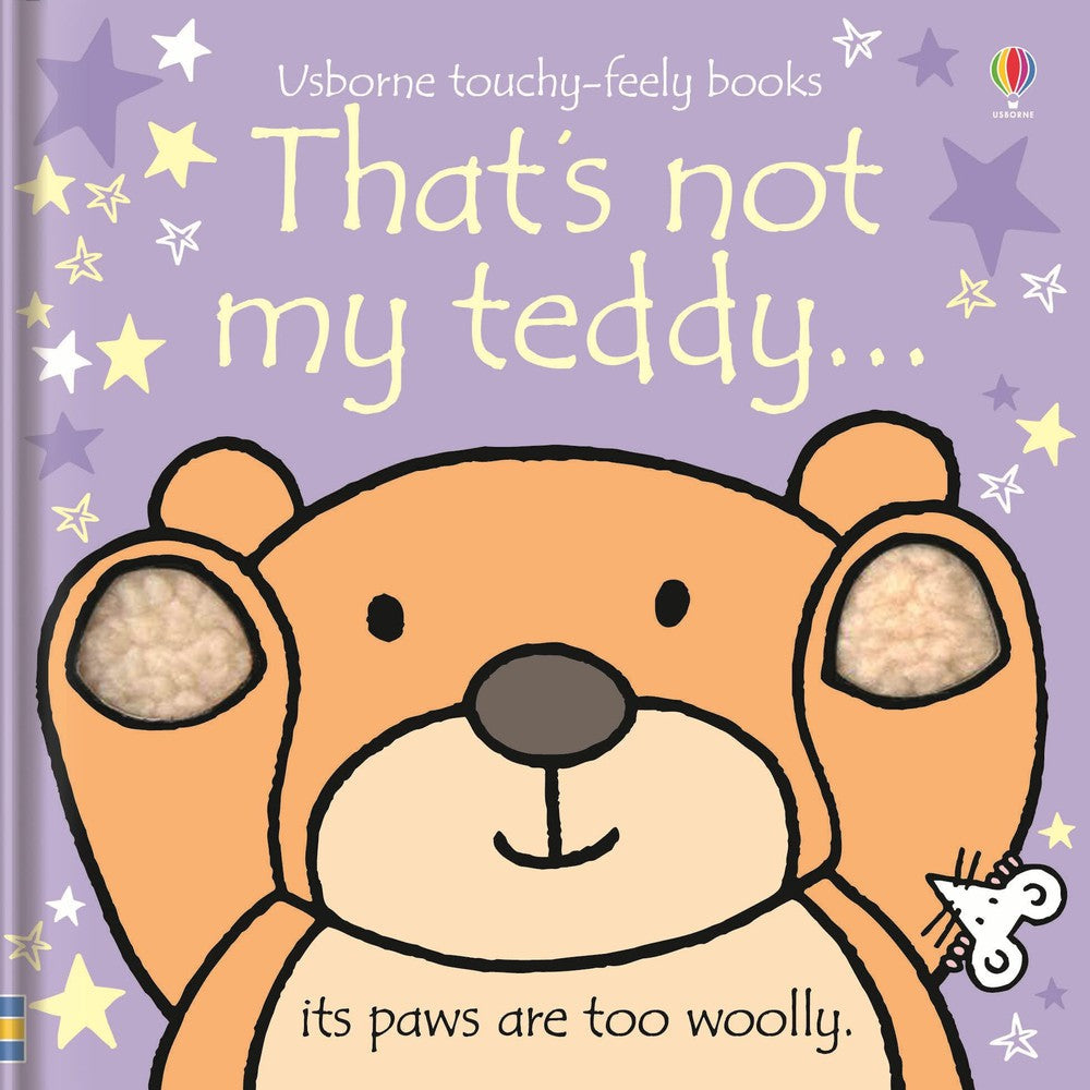 Thats not my Teddy... Book-AllSensory,Baby Books & Posters,Early Years Literacy,Helps With,Sensory Seeking,Stock,Tactile Toys & Books,Usborne Books-Learning SPACE