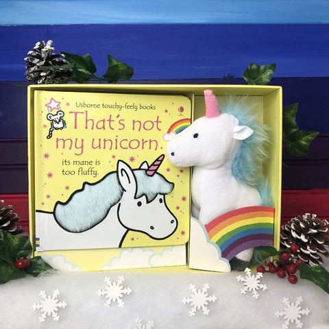 Thats not my Unicorn... Book and Toy Set-AllSensory,Baby Books & Posters,Calming & Anxiety,Helps With,Sensory Seeking,Stock,Tactile Toys & Books,Usborne Books-Learning SPACE