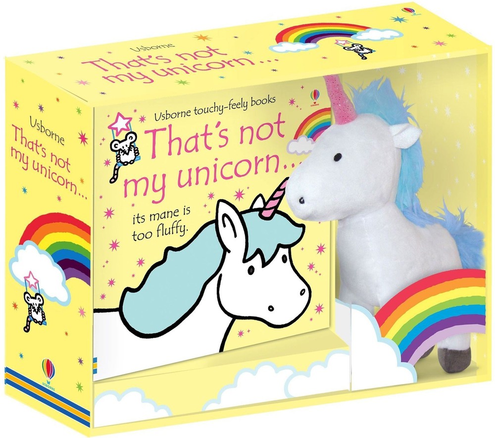 Thats not my Unicorn... Book and Toy Set-AllSensory,Baby Books & Posters,Calming & Anxiety,Helps With,Sensory Seeking,Stock,Tactile Toys & Books,Usborne Books-Learning SPACE