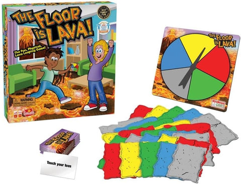The Floor is Lava! – Leap, Land, and Laugh!-Active Games,Games & Toys,Table Top & Family Games,Vivid Goliath-Learning SPACE