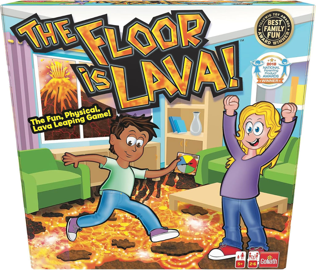 The Floor is Lava! – Leap, Land, and Laugh!-Active Games,Games & Toys,Table Top & Family Games,Vivid Goliath-Learning SPACE