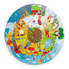 The Four Seasons Circular Floor Puzzle-13-99 Piece Jigsaw,Bigjigs Toys,Games & Toys,Gifts For 2-3 Years Old,Gifts For 3-5 Years Old-Learning SPACE