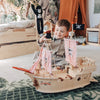 The Paragon Pirate Ship-Additional Need,Dinosaurs. Castles & Pirates,Fine Motor Skills,Helps With,Imaginative Play,Small World,Stock,Tidlo Toys,Wooden Toys-Learning SPACE