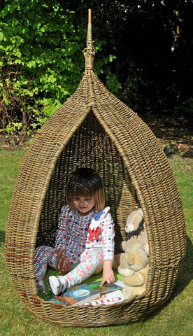 The Pods: 3 Snug Wicker Dens (3Pk)-Cosy Direct, Forest School & Outdoor Garden Equipment, Outdoor Dens, Play Dens, pod, Reading Den, Sensory Dens, Wicker & Willow Dens-Learning SPACE